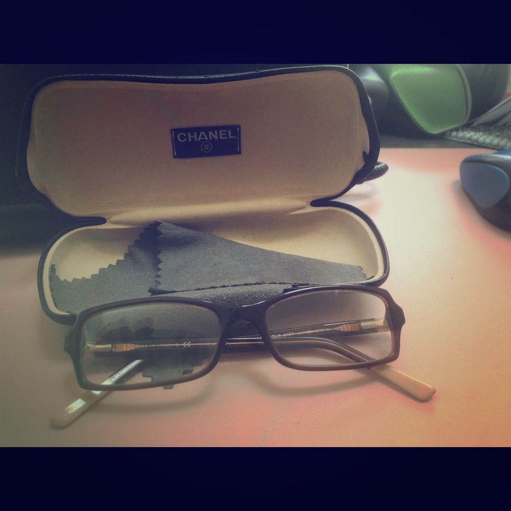 Chanel eye glasses original case